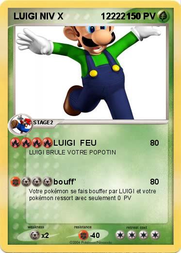 Pokemon LUIGI NIV X               12222150