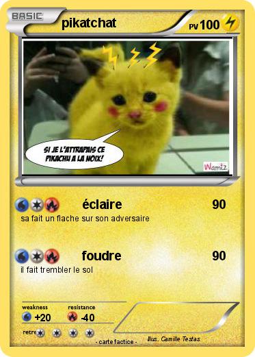 Pokemon pikatchat