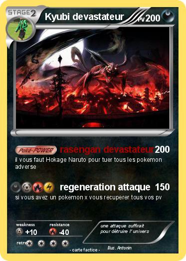 Pokemon Kyubi devastateur