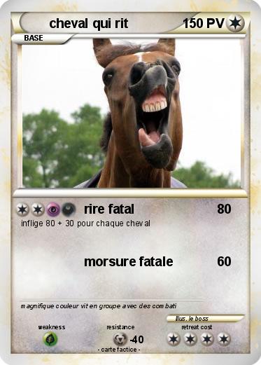 Pokemon cheval qui rit