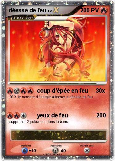 Pokemon déesse de feu