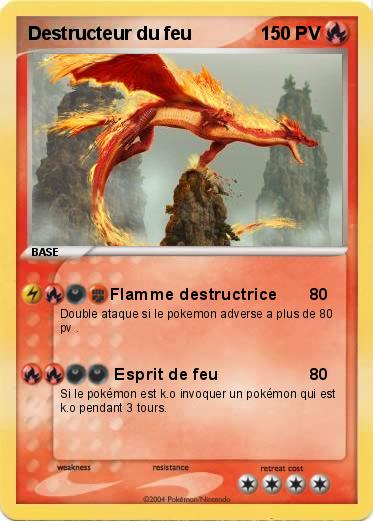 Pokemon Destructeur du feu