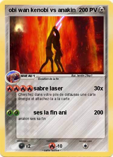 Pokemon obi wan kenobi vs anakin