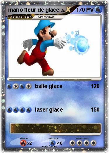 Pokemon mario fleur de glace