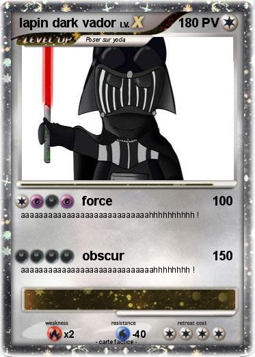 Pokemon lapin dark vador