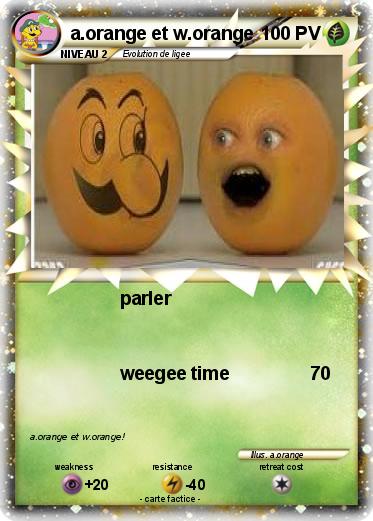 Pokemon a.orange et w.orange