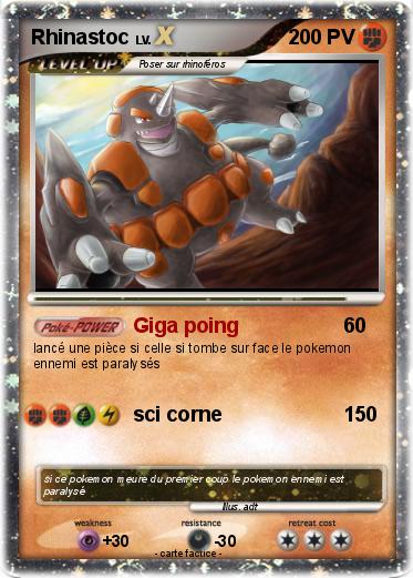 Pokemon Rhinastoc