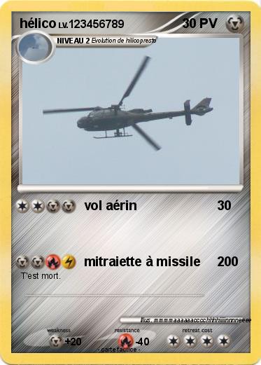 Pokemon hélico