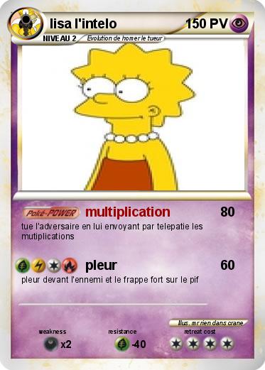 Pokemon lisa l'intelo
