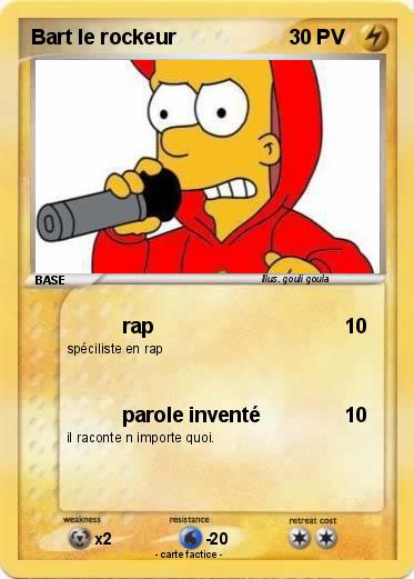 Pokemon Bart le rockeur
