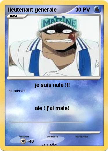 Pokemon lieutenant generale