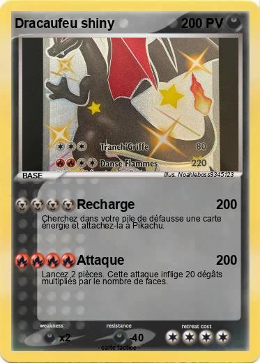 Pokemon Dracaufeu shiny