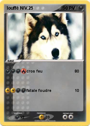 Pokemon louffé NIV.25