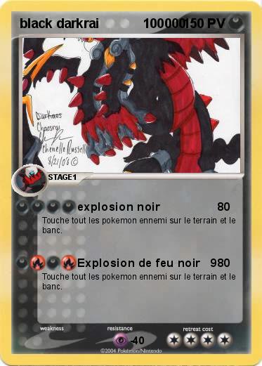 Pokemon black darkrai            100000