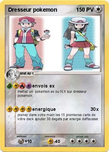 Pokemon Dresseur pokemon 