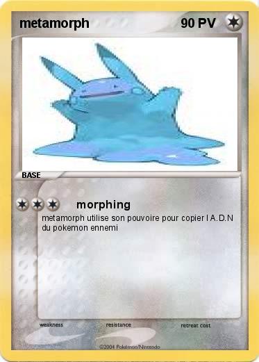 Pokemon metamorph