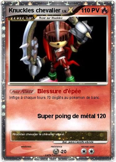 Pokemon Knuckles chevalier
