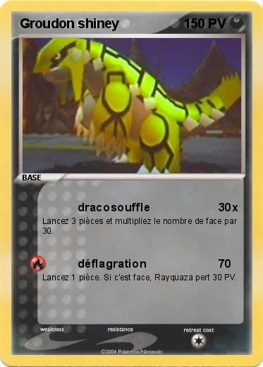 Pokemon Groudon shiney