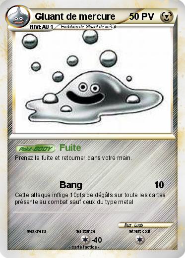 Pokemon Gluant de mercure