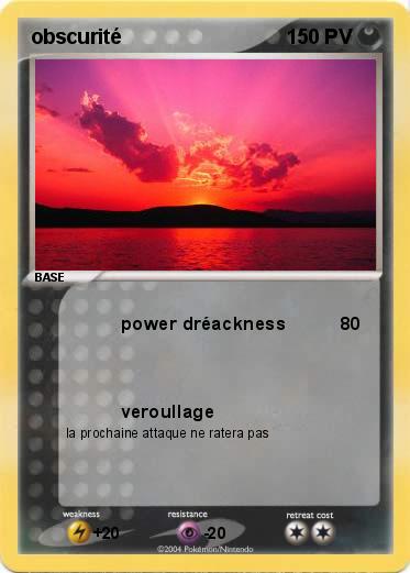 Pokemon obscurité