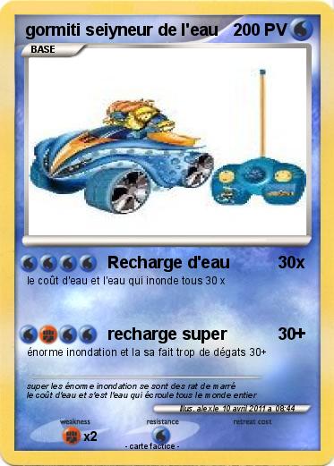 Pokemon gormiti seiyneur de l'eau