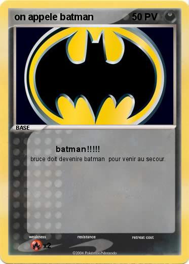 Pokemon on appele batman