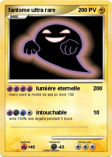 Pokemon fantome ultra rare