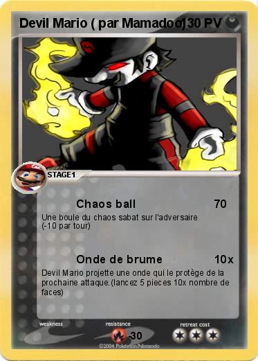 Pokemon Devil Mario ( par Mamadoo)