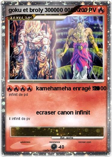 Pokemon goku et broly 300000 00000