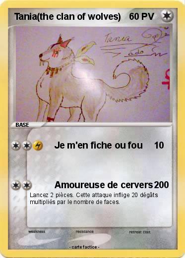Pokemon Tania(the clan of wolves)