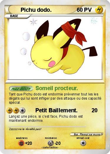 Pokemon Pichu dodo.