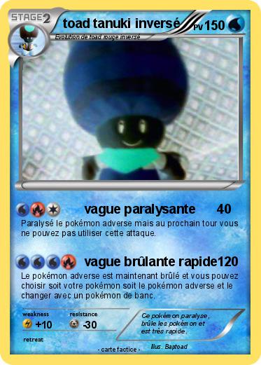 Pokemon toad tanuki inversé