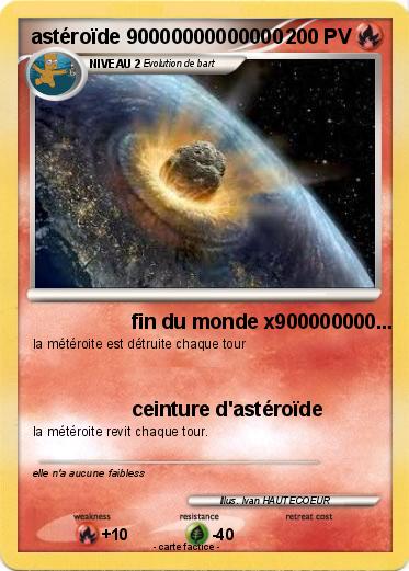 Pokemon astéroïde 90000000000000