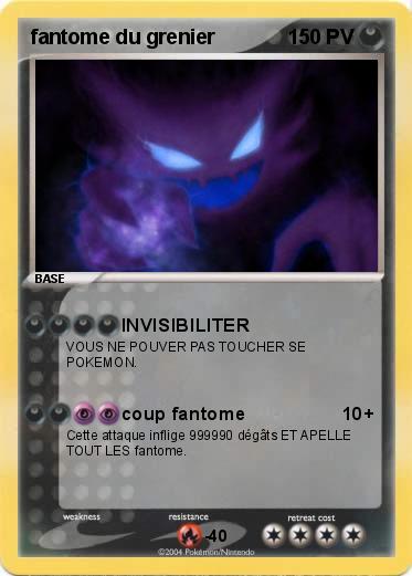 Pokemon fantome du grenier