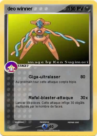 Pokemon deo winner