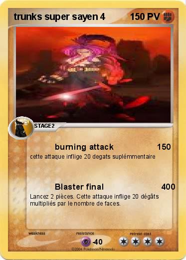 Pokemon trunks super sayen 4