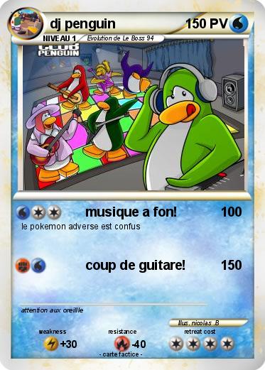 Pokemon dj penguin