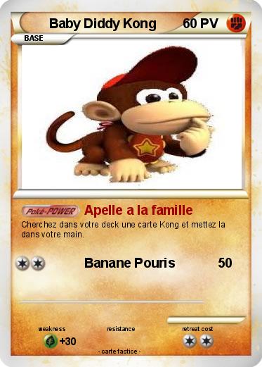 Pokemon Baby Diddy Kong