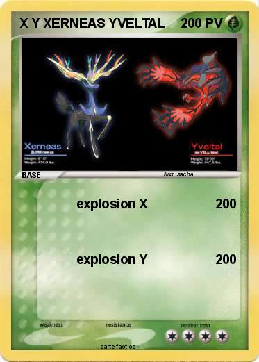 Pokemon X Y XERNEAS YVELTAL
