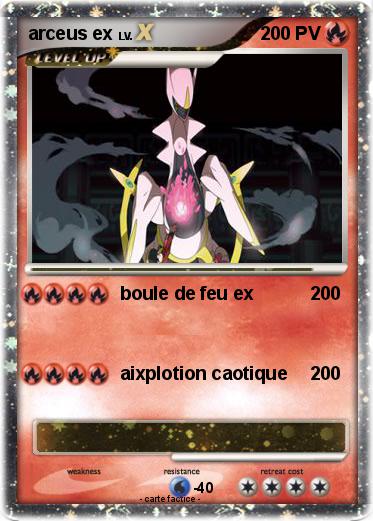 Pokemon arceus ex