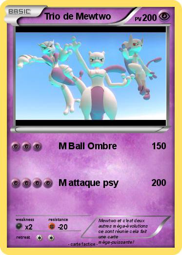 Pokemon Trio de Mewtwo