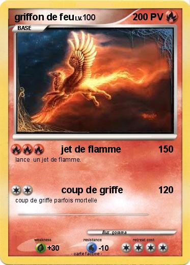 Pokemon griffon de feu