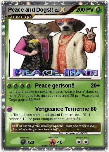Pokemon Peace and Dogs!!