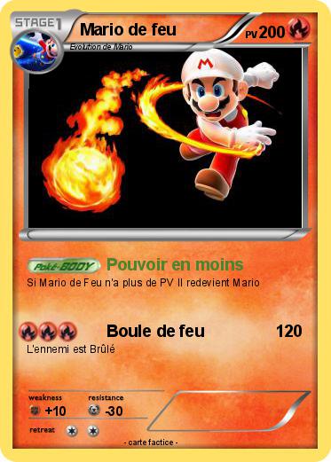 Pokemon Mario de feu