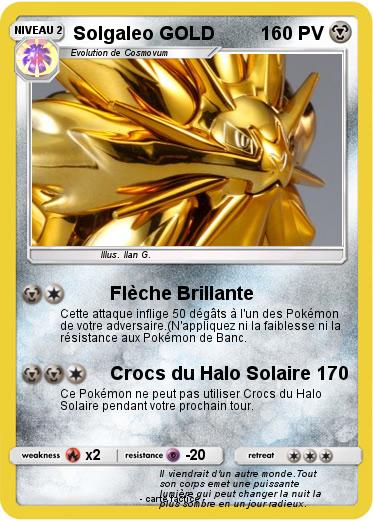 Pokemon Solgaleo GOLD
