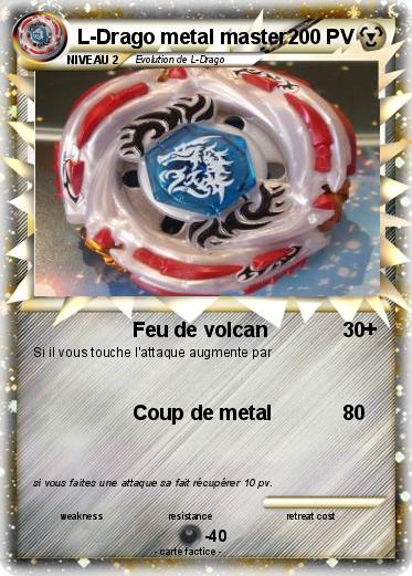 Pokemon L-Drago metal master