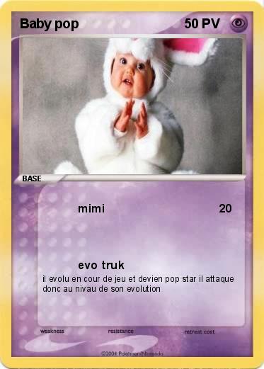 Pokemon Baby pop