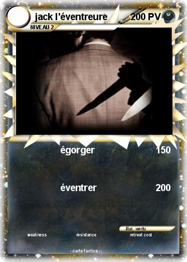 Pokemon jack l'éventreure