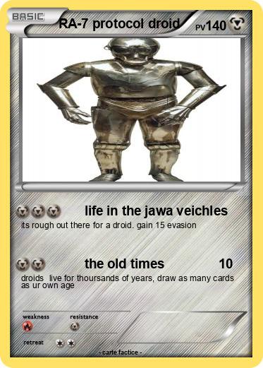 Pokemon RA-7 protocol droid