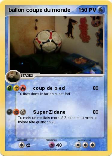 Pokemon ballon coupe du monde 